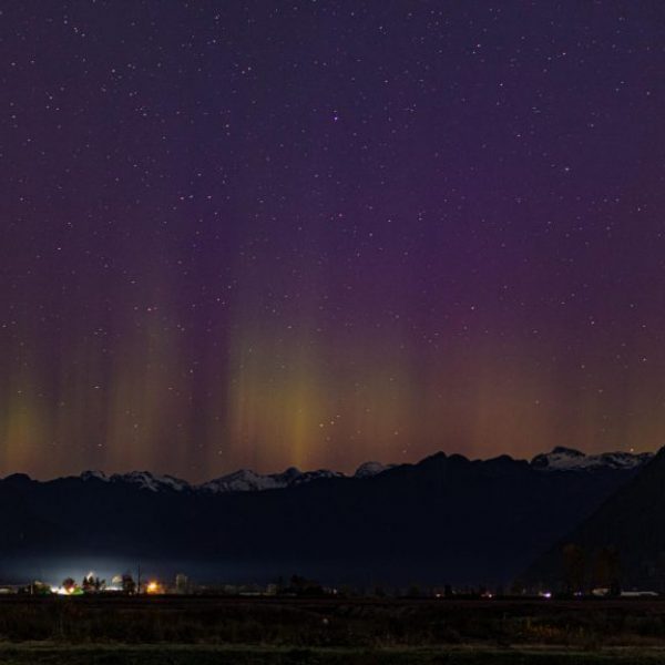 The Northern Lights in Pitt Meadows